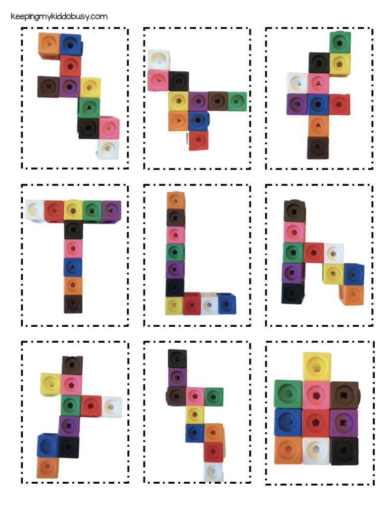 12 X Unifix Pattern Cards AND 100 Simfit Unifix Maths Cubes Teaching 