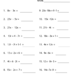 15 Solving Equations Worksheets 6th Grade Worksheeto