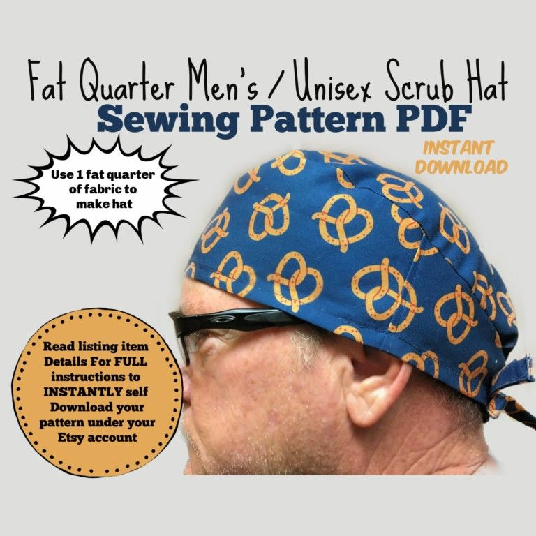 17 Free Surgical Scrub Hat And Nurse Cap Patterns uniform Hat 