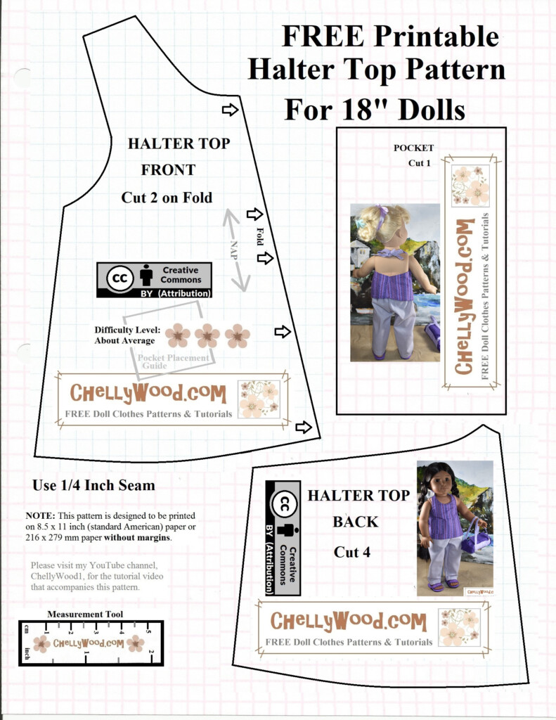 18 Inch Doll Clothes Patterns Free Printable Free Printable