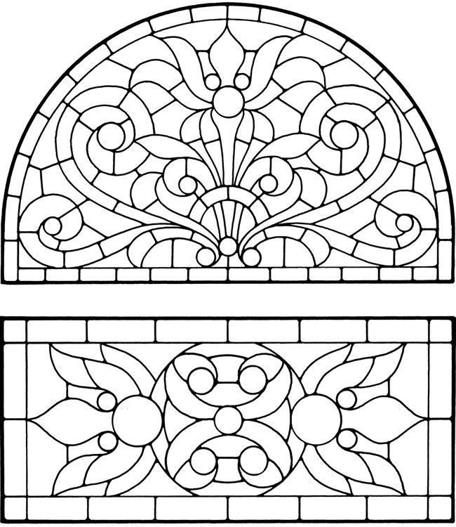 20 Easy Disney Stained Glass Coloring Pages