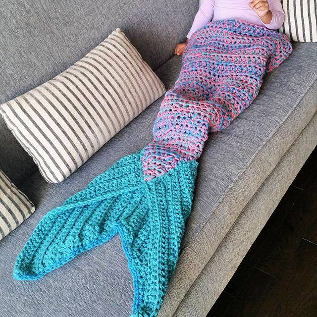 23 Free Crochet Mermaid Tail Patterns Mermaid Tail Blanket