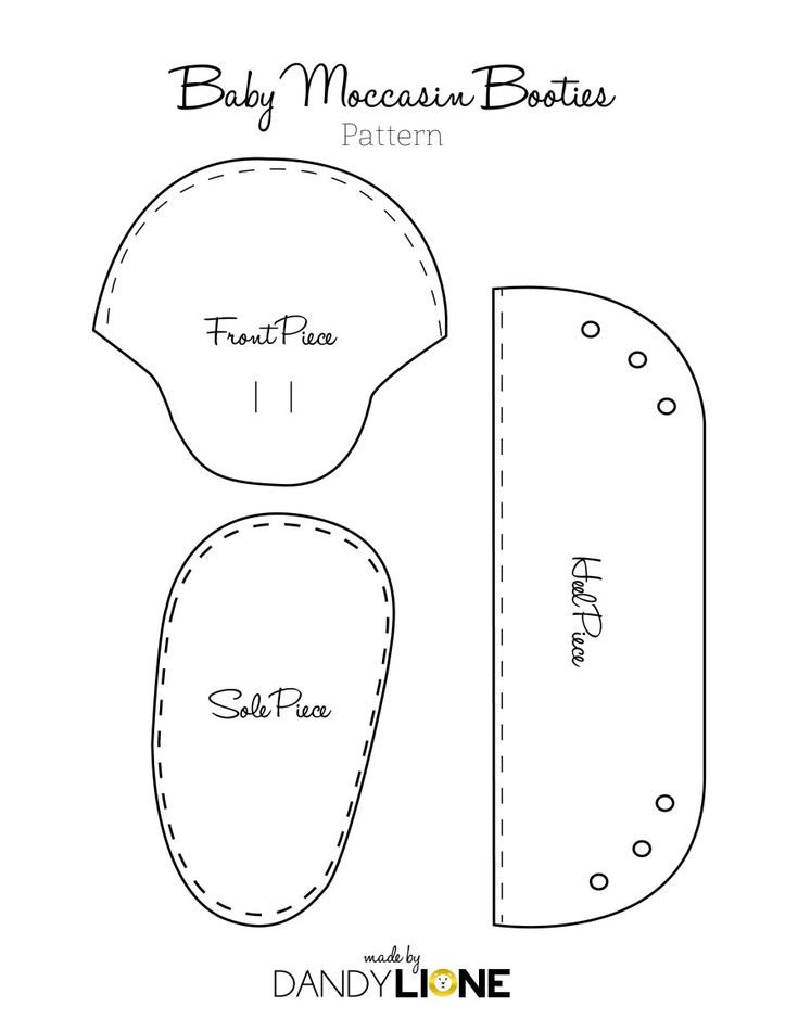 25 25 Inspiration Picture Of Baby Booties Sewing Pattern