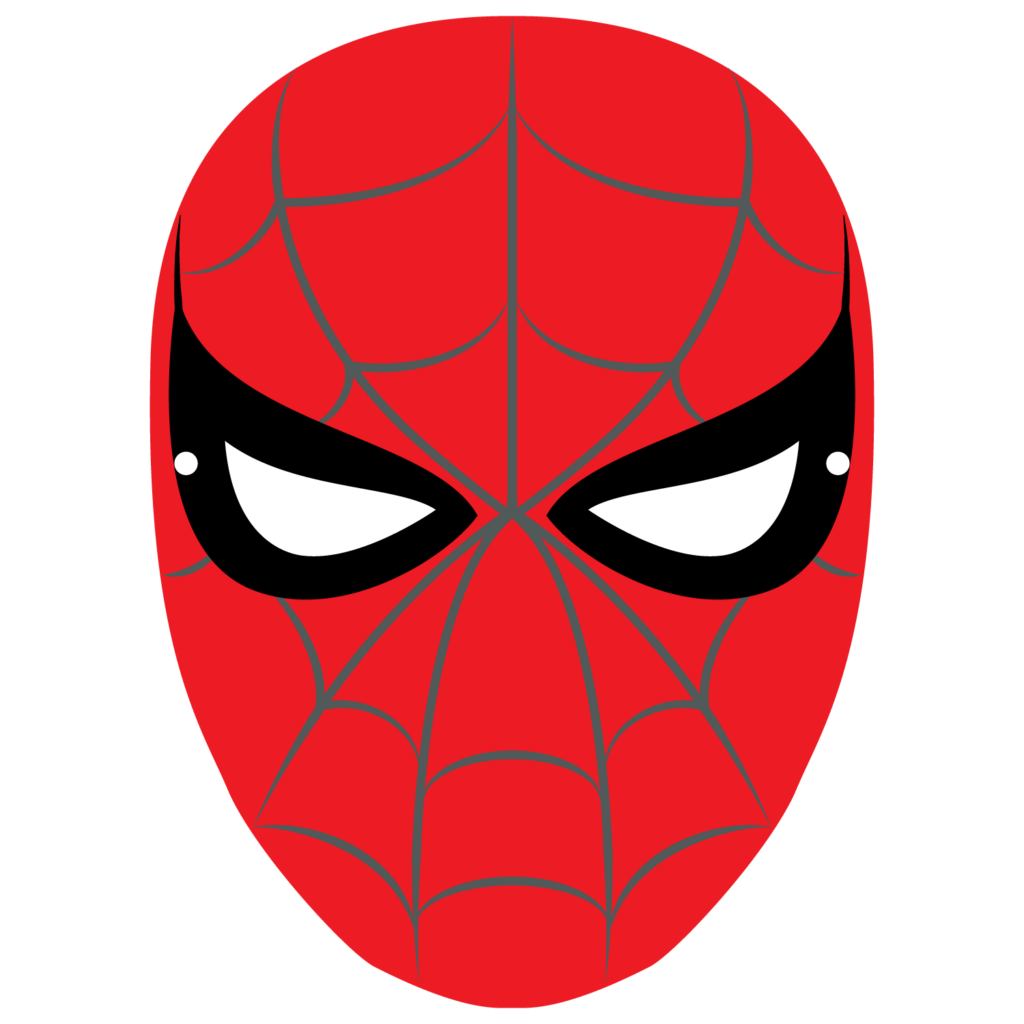  25 Spiderman Mask Template For Kids Ideas