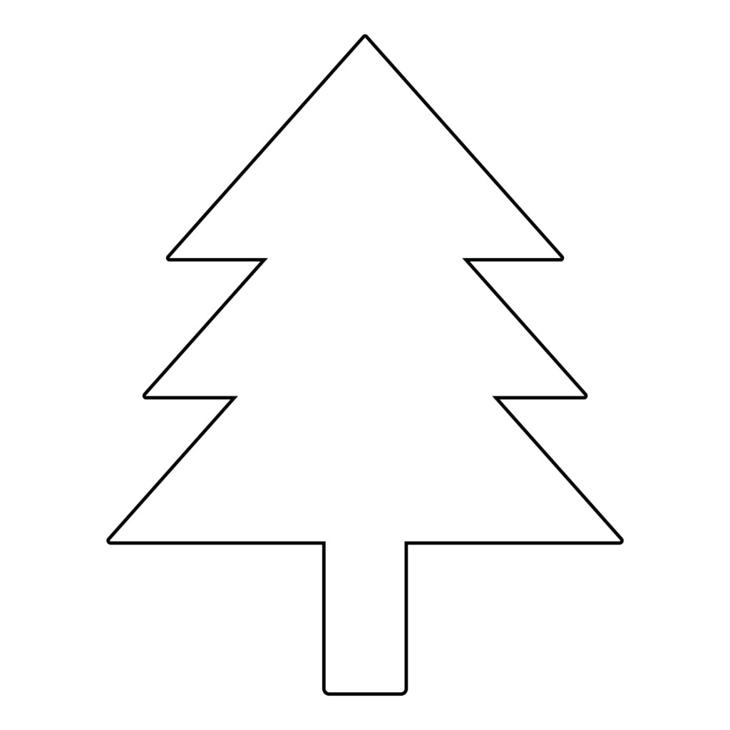 8 Best Free Printable Christmas Tree Pattern Printablee