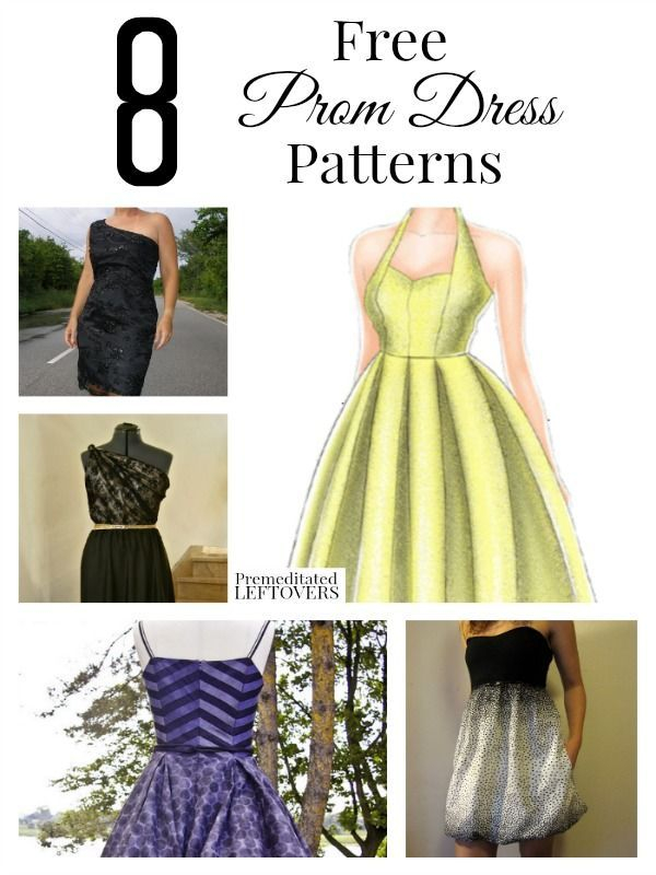 8 Free Prom Dress Patterns Free Prom Dress Patterns Prom Dress 