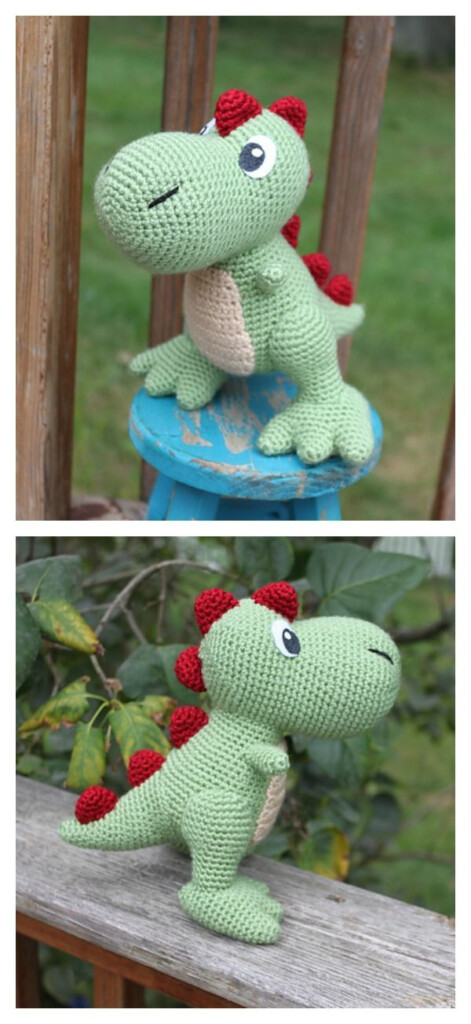 9 Crochet Amigurumi Dinosaur Free Patterns Crochet Dragon Pattern 