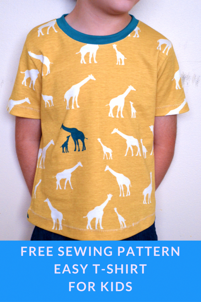 A Lovely T shirt Pattern For Kids Learn How To Sew An Easy T shirt For 