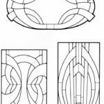 Art Deco Stained Glass Patterns Use These As Stencils For Colorful