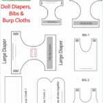 Baby Clothes Patterns Free Printable Bibs Diapers And Dolls On