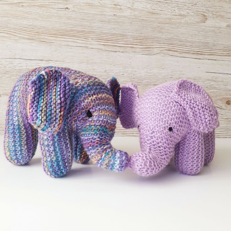 Baby Elephant Knitting Pattern Instant Download Etsy UK Knitted 