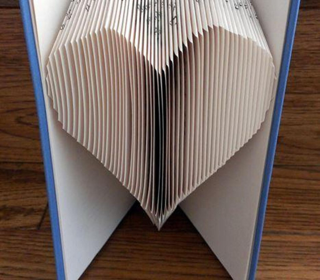 Book Folding Pattern HEART Craftsy Book Folding Patterns Free 