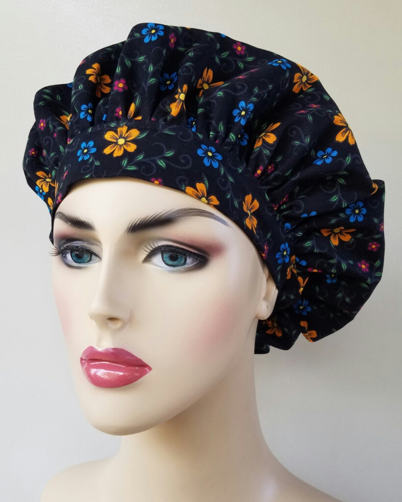 Bouffant Scrub Hat Pattern Printable Bouffant Scrub Cap FREE Pattern 