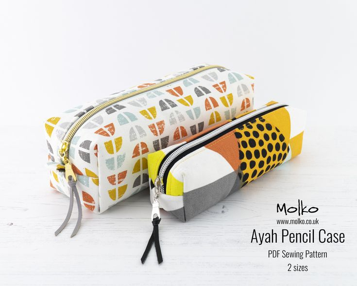 Boxy Pencil Case PDF Sewing Pattern Boxy Bag PDF Sewing Etsy In