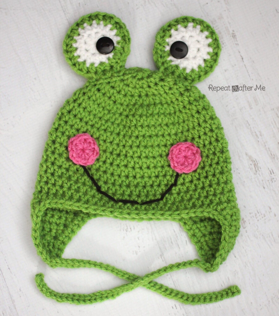 Cat Frog Hat Crochet Pattern Free Crochet Hat Cow Patterns Pattern 