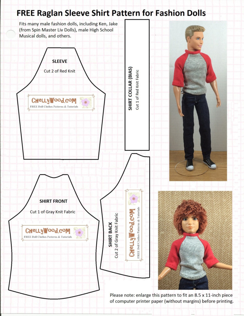 ChellyWood Has Free Printable Sewing Patterns For Lots Of 