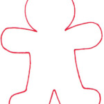 Christmas Crafts Print Your Gingerbread Man Template