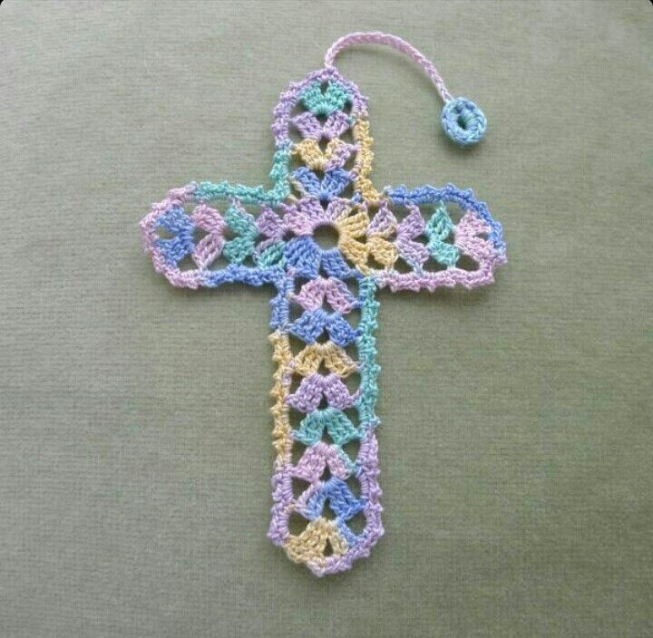 Crochet Cross Crochet Bookmark Pattern Crochet Cross Crochet Bookmarks