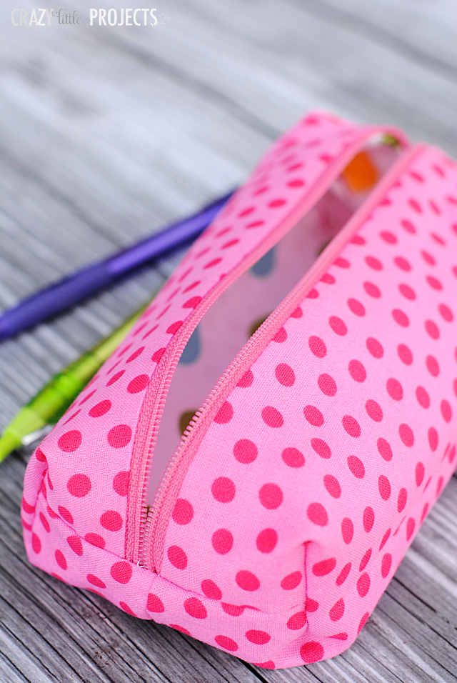 Scrappy Pencil Case Free Printable Pattern