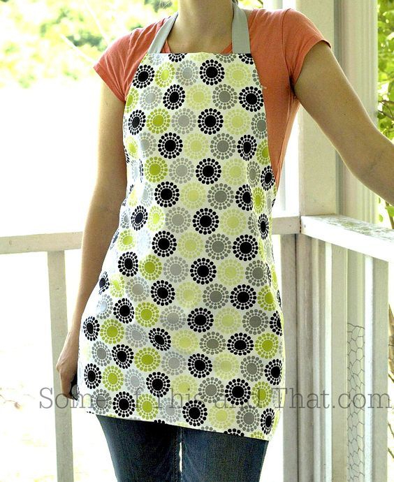 DIY Apron Reversible Apron That Is Easy To Make In 2020