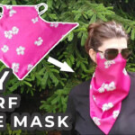 DIY Scarf Face Mask How To Make A Scarf Mask Tutorial With FREE