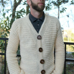 Dude Cardigan Crochet Pattern Men s Blazer Sweater Etsy In 2020 Men