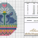 Easter Eggs Free Cross Stitch Free Charts Easter Lilies And Tulips