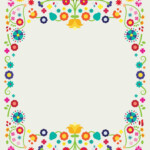 Fiesta Theme Invitations Template