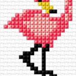 Flamingo 4315 Simple Cross Stitch Cross Stitch Patterns Beaded