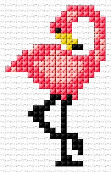 Flamingo 4315 Simple Cross Stitch Cross Stitch Patterns Beaded 