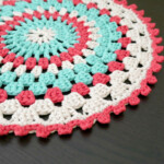 Free Crochet Pattern Coastal Placemat Placemats Patterns Crochet