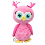 Free Crochet Pattern Pink Owl Amigurumi Doll HubPages