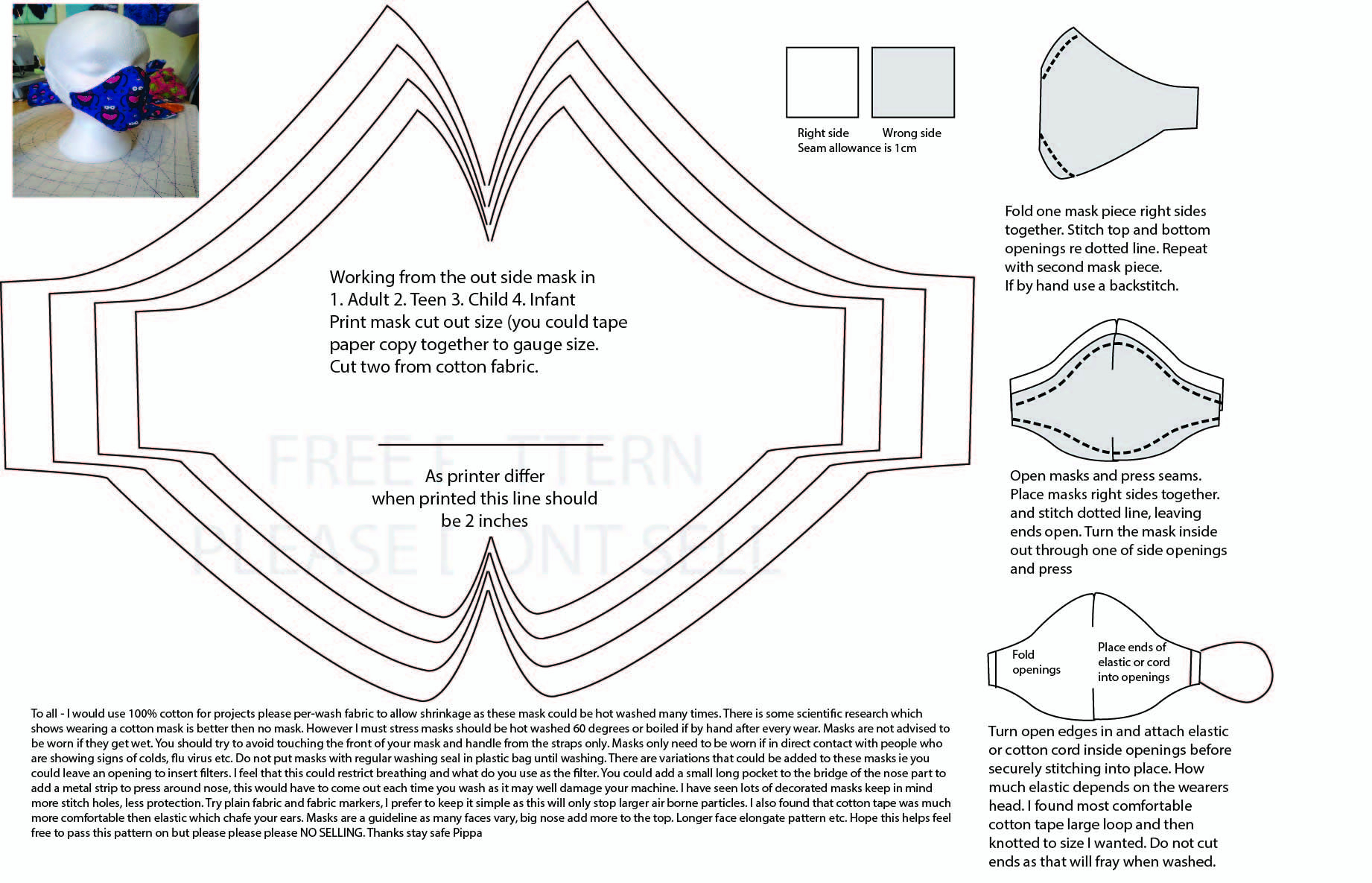 Free Face Mask Patterns To Print Off Tyrone Gilbert Free Printable