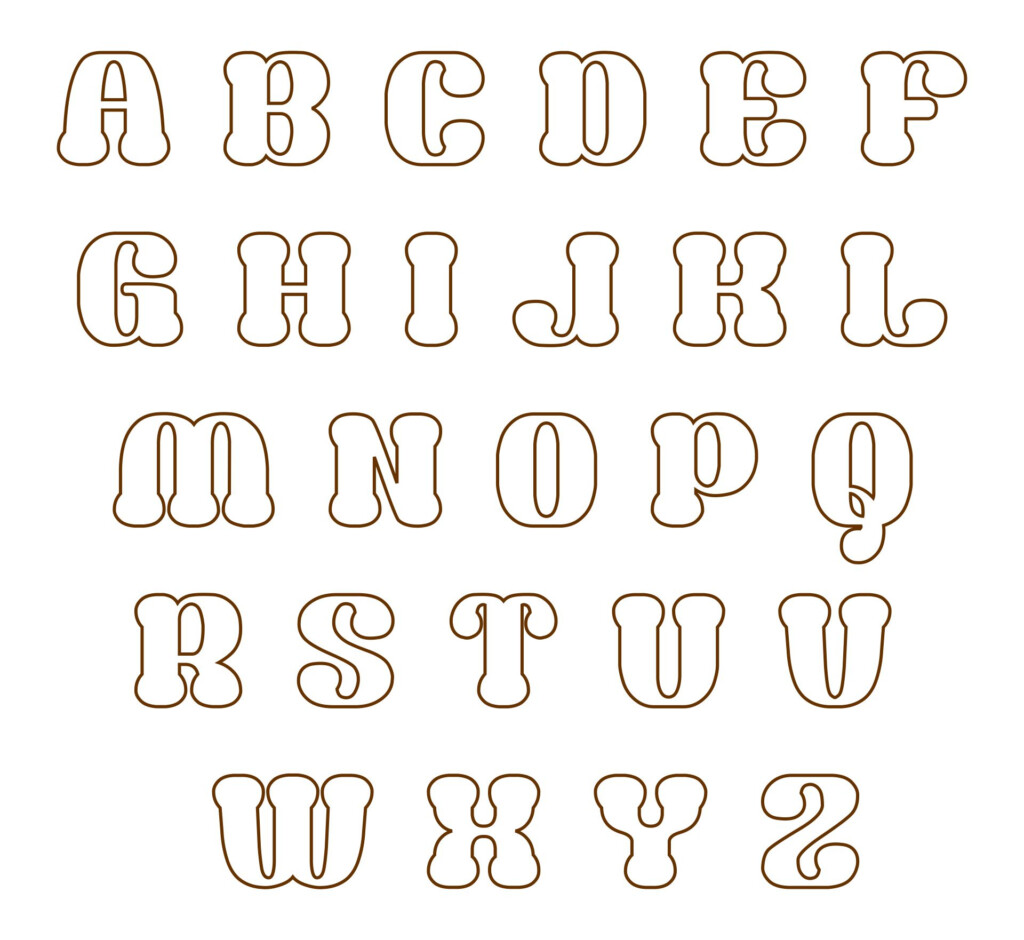 Free Letter Templates For Applique Printable Templates