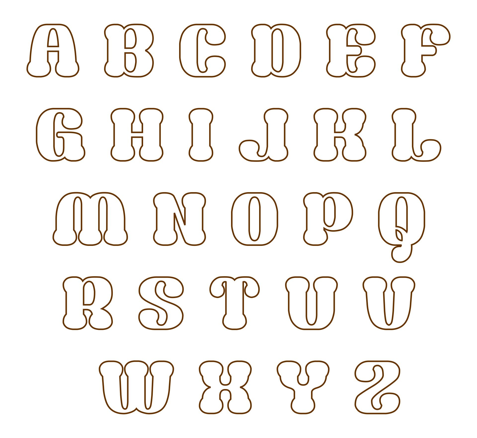 Free Printable Alphabet Patterns - Free Printable Pattern