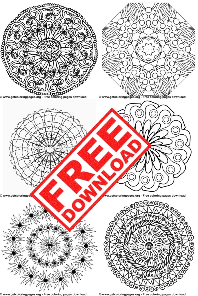 Free Mandala Printables Mandala Printable Free Dot Art Painting 