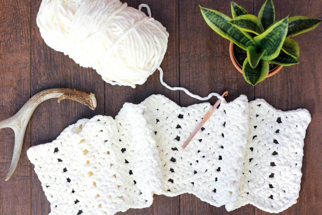 Free Modern Chunky Crochet Blanket Pattern Beginner Friendly Free 