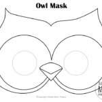 Free Owl Mask Templates For Kids Owl Mask Mask Template Owl Crafts