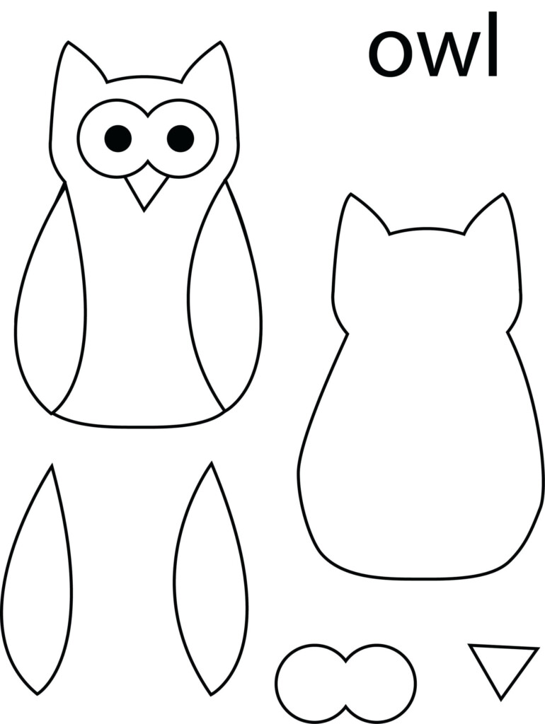 Free Owl Pattern Templates Printable Templates