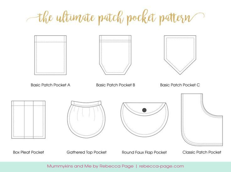 Free Printable Kangeroo Pocket Pattern