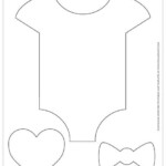 Free Printable Baby Shower Patterns Onesie Template In 2022 Baby