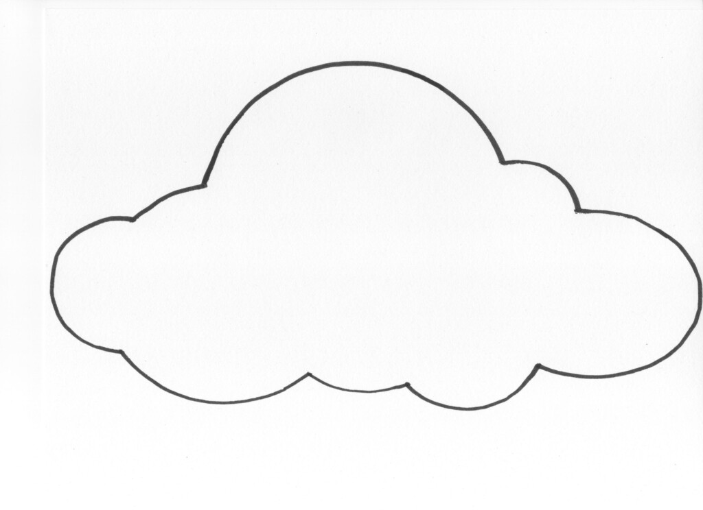 Free Printable Cloud Template Download Free Printable Cloud Template 