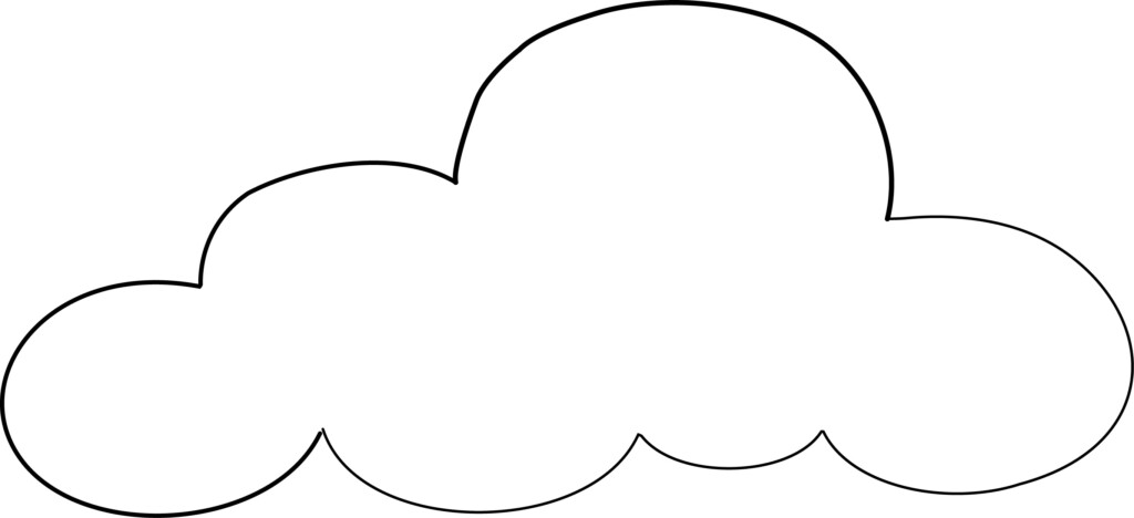 Free Printable Cloud Template Printable Word Searches