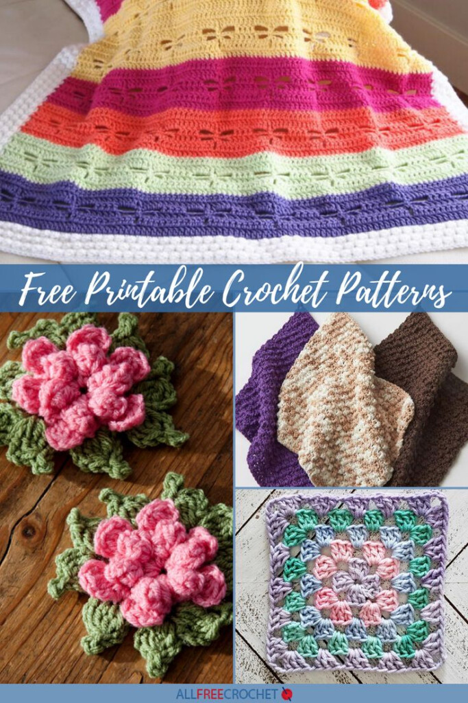 Free Printable Crochet Patterns Printable Templates