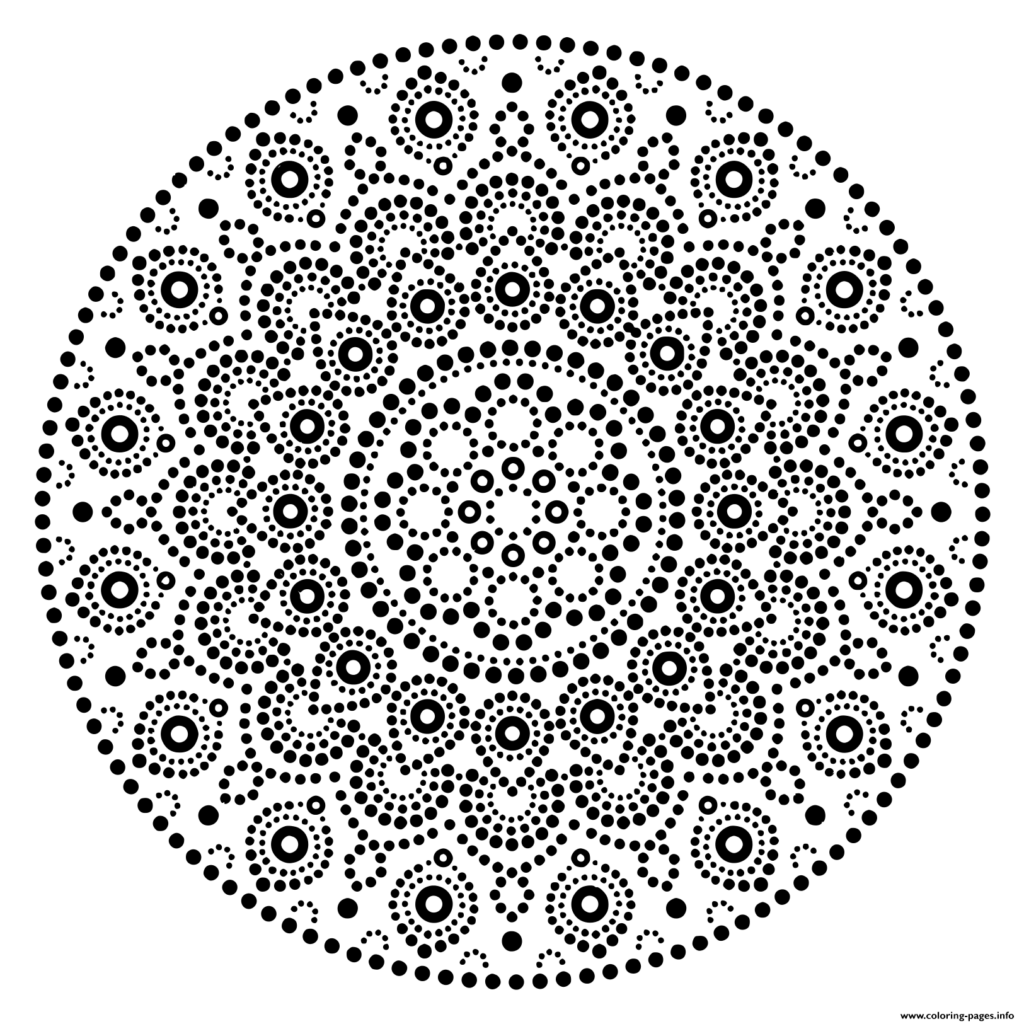 Free Printable Dot Mandala Patterns Printable Word Searches