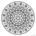 Free Printable Dot Mandala Patterns Printable Word Searches