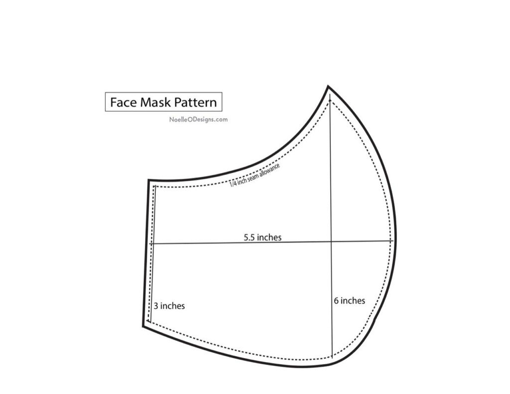 Free Printable Face Mask Pattern Mox Botanica