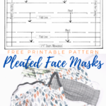 FREE Printable Pleated Face Mask Pattern The Birch Cottage In 2020