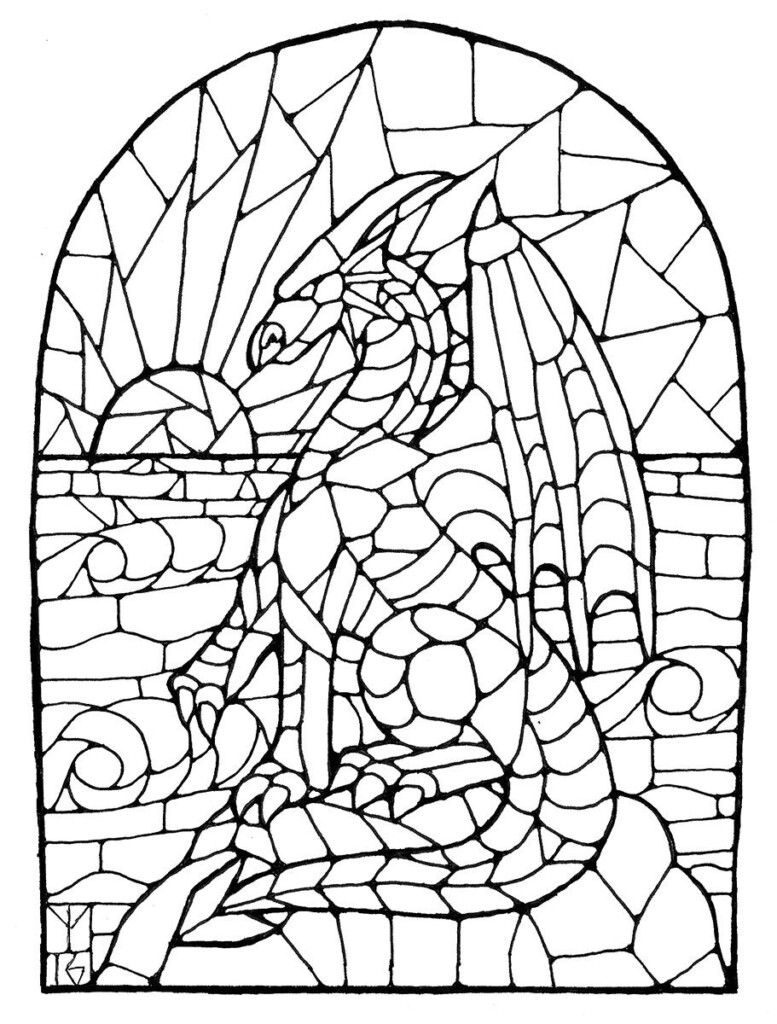 Free Printable Stained Glass Templates Stained Glass Patterns For 