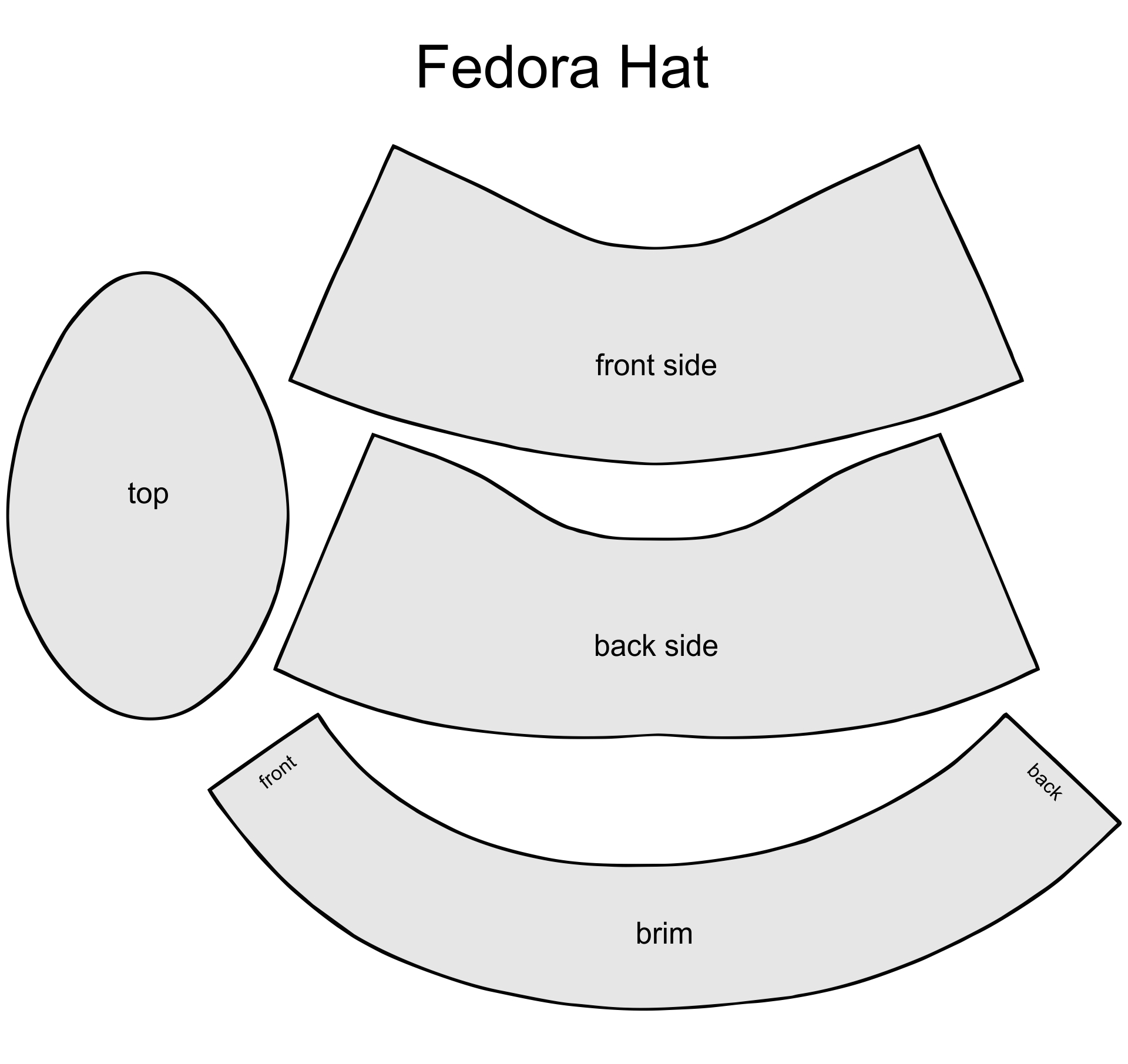 Free Printable Top Hat Pattern